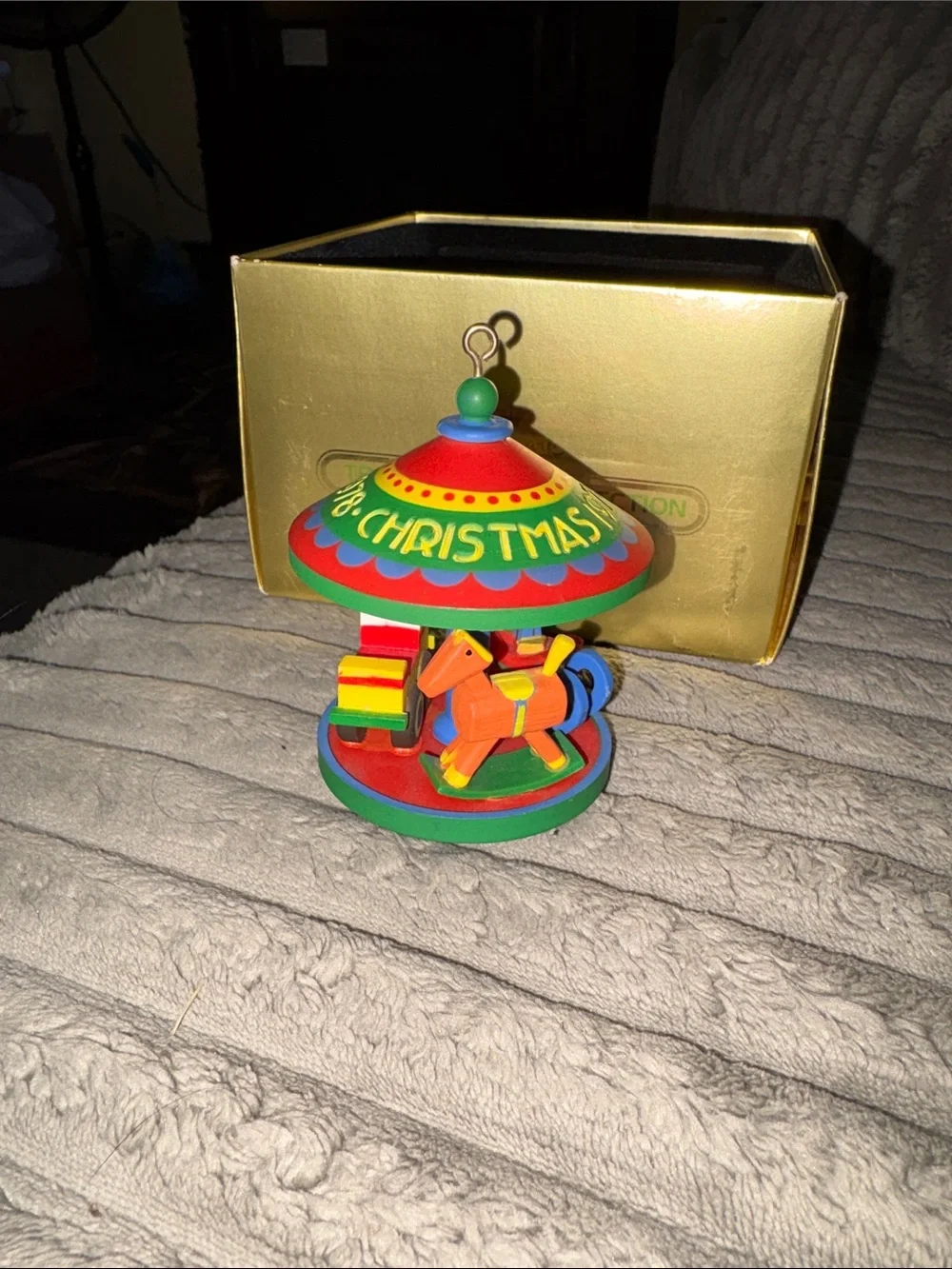 1978 Hallmark Christmas carousel ornament
